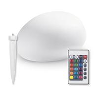 EASYmaxx piedra solar deco | Con cambio de color y mando a distancia | Moderno y resistente a la intemperie