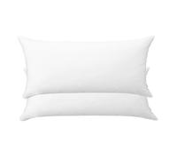 EasySpeed Almohada Microfibra 70 cm 80 cm 90 cm Fibra Sintética Esponjosa Esterilizada, Relleno Firmeza Media, Adaptable, Transpirable, Lavable a Mano o Máquina, No se deforma, Color Blanco