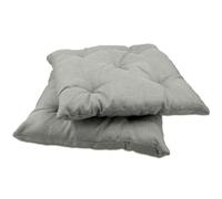 EasySpeed Cojin Para Silla, Pack 2x 4x 6x 8x Unidades, Almohada para Asiento 45 x 45 CM, Forma Cuadrada, Relleno de Fibra, Varios Estampados y Colores, Relleno de Fibra, Con Cinta para Anudar, Casa