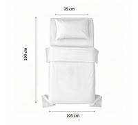 EasySpeed Juego De Ropa De Cama De Cuatro Piezas, Que Incluye Sábana, Funda De Colcha Y Dos Fundas De Almohada, Hecho De Materiales Transpirables De Alta Calidad, Adecuado Para Usar En Todas Las Estac
