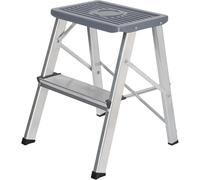 EASYSPEED Taburete Plegable Escalera, Escaleras Plegables Aluminio 2 Peldaños 3 Peldaños,Portátil Escalera Puede soportar 150 kg,Escalera Antideslizante, Adecuado para Hogar, Oficina, Baño