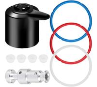 EATBALE Piezas de repuesto para Instant Pot Duo 5, 6 cuartos (5/6QT) incluye anillo de sellado, válvula flotante de liberación de vapor, mango de liberación de vapor, accesorios de válvula flotante