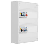 EATON - Cuadro 2 filas preequipadas 2 inter. diff. 40 A + 6 disyuntores