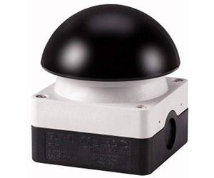 EATON FAK-S/KC11/I Pulsador Pie/Mano, Negro, con Retorno, 8.5cm x 8.5cm x 10.0cm