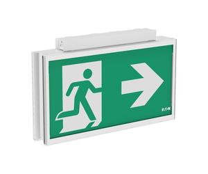 Eaton FlexiTech Doble Luz De Salida De Emergencia LED IP65 30m - FT3EC4IUCGL18IP
