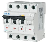 EATON FRBM6-C16/3N/003-A: Disyuntor diferencial (FI/LS) con número de referencia 170999, corriente nominal de 16A, corriente de disparo de 30mA, curva de disparo LS-C, y tipo de disparo FI-A
