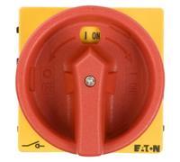 Eaton P1-25/EA/SVB A/SVB Interruptor General, 3 Polos, 25 A, Función de Parada de Emergencia, Bloqueable en posición 0, Montaje Empotrado, 6.5 cm x 6.5 cm x 11.9 cm