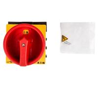 EATON P1-25/EA/SVB/N 081587. Interruptor principal de 25A. Instalación. 3 polos + neutro. Botón de parada de emergencia