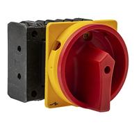 Eaton P3-100/EA/SVB/N Interruptor General, 3 Polos con N, 100 A, Función de Parada, Bloqueable en posición 0, Montaje Empotrado