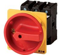 Eaton P3-100/V/SVB, Interruptor rotatorio, 3 polos, Rojo, Amarillo, 100 A