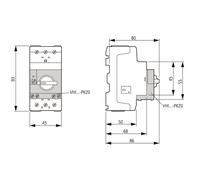 Eaton PKZM0-1 Interruptor De Protección Del Motor 0.63-1A - 072734