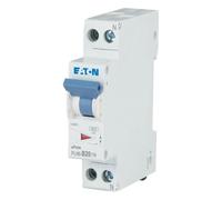Eaton PLN6-B20/1N-DE - Disyuntor (20 A, 1P+N, 1 polo+N B, característica LS, 1 TE, una unidad de división de ancho (263273)