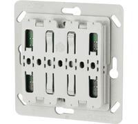 Eaton Power Quality, sistema domótico xComfort, pulsador inalámbrico, 55x55 mm, de doble pulsación, modelo CTAA (126030)