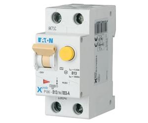 EATON PXK-B13/1N/003-A: Disyuntor diferencial/interruptor de línea de 13A, referencia 236947, 30mA, serie LS-Kennline-B, 1 polo + neutro, tipo FI (interruptor diferencial), características: A, referen