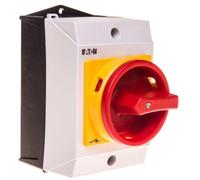Eaton T0-1-102/I1/SVB - Interruptor de palanca - 2P - Rojo - Blanco - Amarillo - IP65 - 80 mm - 110 mm