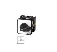 Eaton T0-1-15511/E Interruptor Pulsador On-Off, Contactos 2, con Retorno en Posición Start, 20 A, Placa Indicadora 0-1