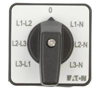 EATON T0-3-8007/E 095813: Conmutador de medidor de tensión. Conexiones: 3 fases - fase, 3 fases - neutro