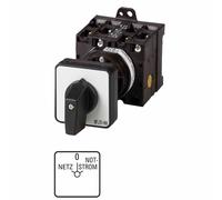 EATON T3-4-8902/Z, interruptor de transferencia de 32A, referencia 215225, diseño de montaje en armario, contacto principal de 60°, con posición de "0", número de artículo 8902