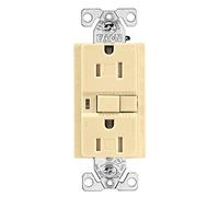 Eaton TRAFCI15V - Receptáculo AFCI (15 A, resistente a manipulaciones), color marfil