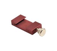 Eawfgtuw Regla de acero, bloque de límite de posicionamiento, herramienta de dibujo de línea de trazador de metal, aleación de aluminio, accesorio de diseño de medición rojo para marcado preciso y