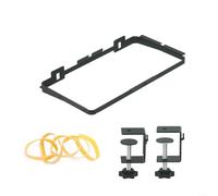 Eawfgtuw Soporte para bolsas de basura colgantes, bolsa de basura de acero inoxidable, estante colgante montado en la pared, colgador de bolsas de basura adhesivo para armarios de cocina, puertas y