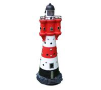Eaxus LED Faro Solar 50 cm 1 Luz Sensor Luz Rojo Blanco Decoración