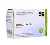 EBAN - Pastillas Test para Piscina y Analizar Agua, DPD1 RAPID, 250 Unidades