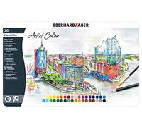 Eberhard Faber 516036 - Lápices de acuarela Artist Color, 36 acuarelas de colores en estuche metálico