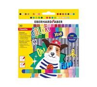 Eberhard Faber 550030 - Juego de rotuladores Colori, 30 lápices de colores en estuche de cartón, rotuladores de punta gruesa y fina