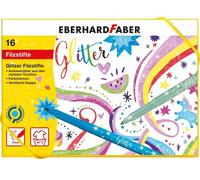 Eberhard Faber 551016 - Juego de rotuladores con purpurina, 16 lápices de colore