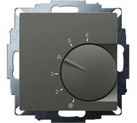 Eberle Controls UTE 1002 - Termostato de ambiente empotrado, color antracita, rango de temperatura de 5 a 30°C