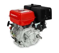 EBERTH 15 CV Motor Térmico de Gasolina Motor de Kart con Reductor 2:1, Eje de 25 mm Ø, Arranque por Cable, Seguridad contra Falta de Aceite, 4 Tiempos, 1 Cilindro, 420 CC Cilindrada