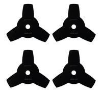 EBERTH 4X Cuchillas desbrozadora (4 Piezas), 255 x 25,4 x 3T, Cuchilla desbrozadora Recambio para desbrozadora cortacésped, Cuchilla desbrozadora Pack de 4, conexión Universal, Montaje rápido