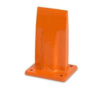 EBERTH Cuña para Partir leña, maza cuña leña, Separador de leña de Acero, tamaño 8 x 7 x 13 cm, Divisor de Madera Manual, Herramienta Profesional para columnas de Madera fáciles y seguras