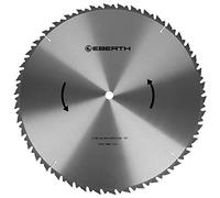 EBERTH: Hoja de sierra circular. Hoja de sierra circular de acero con dientes de metal duro, diseñada para cortes de madera (diámetro de 700 mm, agujero de 30 mm, grosor de la hoja de 3,0 mm)