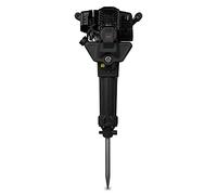 EBERTH Martillo demoledor de gasolina, martillo cincelador con 2,5 CV, motor de 2 tiempos, 52ccm, 700-1500 golpes/min, 20-55 julios, soporte hexagonal SDS HEX, in incel puntiagudo 30x390mm