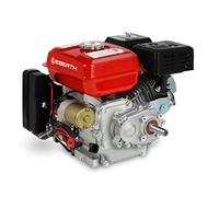 EBERTH Motor de Gasolina 6,5 CV 4,8 kW Motor de Kart estacionario con Reductora 2:1, E-Start, Motor de Gasolina, Eje de 19,05 mm Ø, Corte de Aceite bajo, 4 Tiempos, 1 Cilindro, 196 CCM
