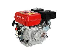 EBERTH Motor de Gasolina 6,5 CV 4,8 kW Motor de Kart estacionario con Reductora 2:1, Motor de Gasolina con Eje de 19,05 mm Ø, Corte de Aceite bajo, 4 Tiempos, 1 Cilindro, cilindrada 196 CCM