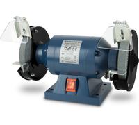 EBERTH: Soporte de amolado doble, máquina de amolado doble, eléctrica, 250W. Disco de amolado grueso A36 y disco de amolado fino A60, ambos con un diámetro de 150 mm. Incluye 2 protectores contra chis