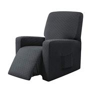 EBETA Funda de Sillón Relax Elástica Completo Protector para Sillón Reclinable, Funda para sillón reclinable (Gris Oscuro)