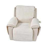 EBETA Funda Protectora Antideslizante para Sillón Reclinable de Relax (Crema, 60 x 225 cm)