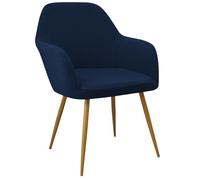 EBETA Fundas elásticas para silla de oficina, funda para silla de oficina, silla de ordenador, giratoria (azul profundo, 2 unidades)