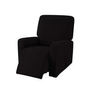 EBETA Jacquard Funda de sillón, Capuchas elásticas para sillón, Elástico Funda para sillón reclinable (Negro)