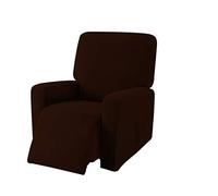 EBETA Jacquard Funda de sillón, Capuchas elásticas para sillón, Elástico Funda para sillón reclinable (Chocolate)