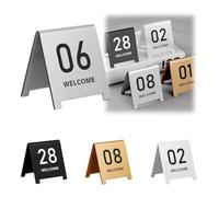 EBzvblxm Números de mesa de acrílico