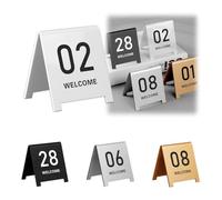 EBzvblxm Números de mesa de acrílico