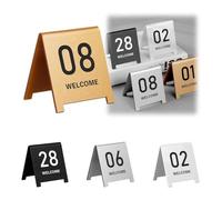 EBzvblxm Números de mesa de acrílico
