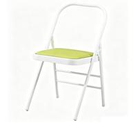 EBzvblxm Silla Plegable de Metal de Cuero | Silla plegable, paquete de 1/2/4 for fiesta en la oficina en casa(C)