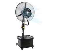 EBzvblxm Ventilador con nebulizador, Osc Ventilador de nebulización pedestal 60° 42L Tanque Ajuste altura Garaje Espacio trabajo Al aire libre Múltiples tamaños