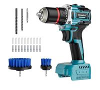 Ecarke 50Nm Destornillador Electrico, Compatible con Baterías Makita 18V, Taladro Atornillador Compacto con Caja de Cambios 2 Velocidades, Velocidad Variable de 500 a 2000 rpm(Solo Productos)-Azul